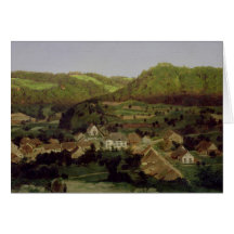 A View of the Village of Tenniken, 1846 Card