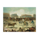 A Village Bullfight Postcard