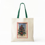 A Vintage  Happy Christmas Tree bags
