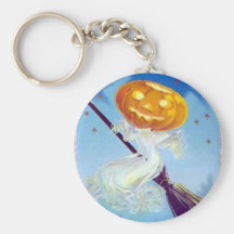 A Vintage Holiday *Happy Halloween* Key Chains