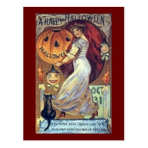 A Vintage Holiday *Happy Halloween* Postcard