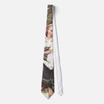 A Virgin with a Unicorn by Domenico Zampieri Custom Ties