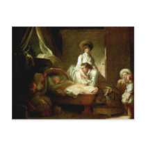 A Visit To The Nurse By Fragonard Jean-Honoré (Bes Postcard