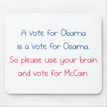 A Vote for Obama Mousepad