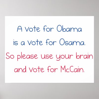A Vote for Obama Poster by hellolisa