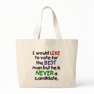 A Vote for the Best Man Bag by MarkoMarko