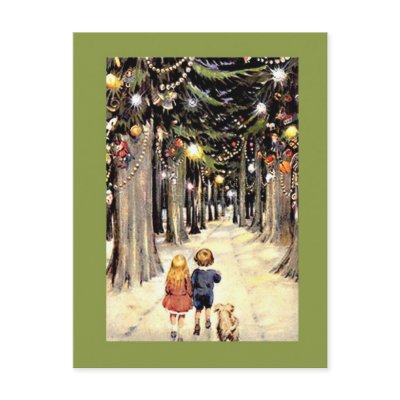 A Walk Down Christmas Memory Lane Postcards by TrevorStar