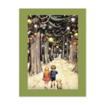 A Walk Down Christmas Memory Lane postcards