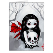 "A Walk Through the Cemetery" Greeting Card
