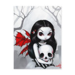 "A Walk Through the Cemetery" Postcard