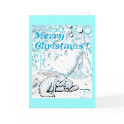 A WARM & FUZZY CHRISTMAS CARD by 3DMOONMAN