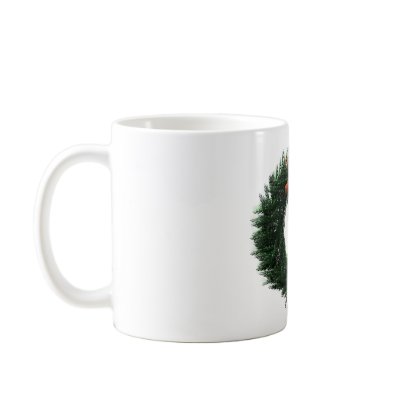 A Warm Holiday Wreath Mug by oliver43