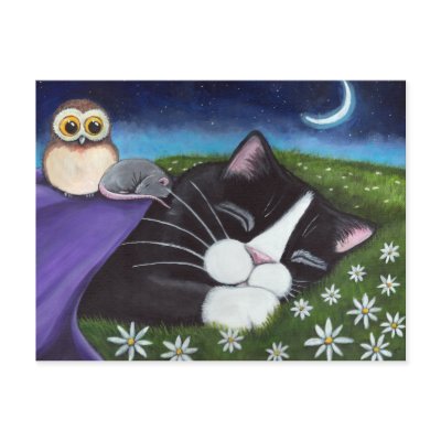 A Watchful Eye Postcard by LisaMarieArt