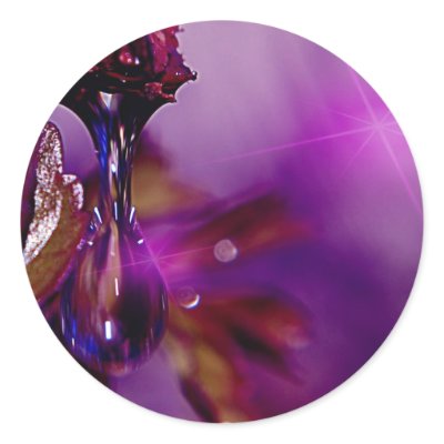 A water drop in purple sticker by Squealia