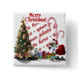 A Web Footed Christmas Buttons