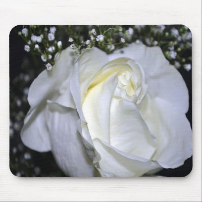 A Wedding Rose Mousepad by WhiteOaksPhotos