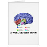A Well-Defined Brain (Anatomical Brain Humour) cards