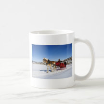 A Western Christmas - Horse Christmas Sleigh Mugs