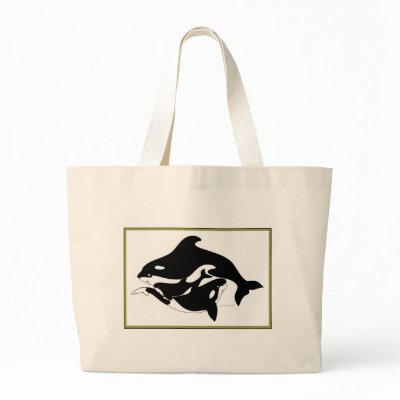 A Whale Family Bag by jonart