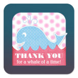 A Whale of a Birthday "Thank You" Tags