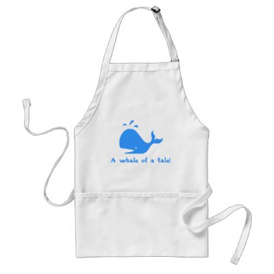 A whale of a tale! aprons by frimpy7