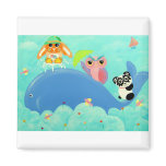 A Whale Of A Time! magnets