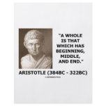 A Whole Is That Which Has Beginning, Middle, & End flyers