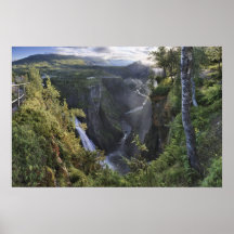 A wide evening view - Hordaland, Norway Poster