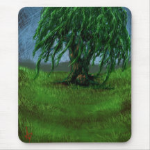 A Willow in a Valley Mousepad