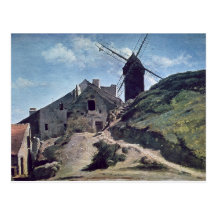 A Windmill at Montmartre, 1840-45 Postcards