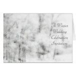 A Winter Wedding Celebration Card