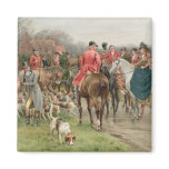 A Winter's Morning, from the Pears Annual, 1908 Fridge Magnet