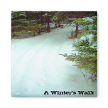 A Winter's Walk Magnet