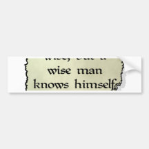 A Wise Man... Is Not A Fool Bumper Stickers