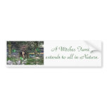 A Witch with Her Family Bumper Sticker