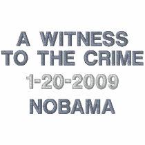 A WITNESS TO THE CRIME EMBROIDERED POLO SHIRT
