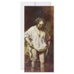 A Woman Bathing. By Rembrandt Van Rijn Full Color Rack Card