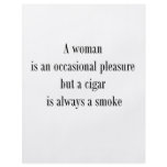 A woman is an occasional pleasure personalized flyer