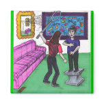 A Woman Needs a Man Like a Fish Needs a Bicycle magnets
