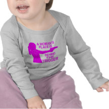 A WOMAN'S PLACE T SHIRTS