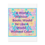A World Without Books Would Be Like