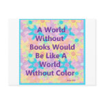 A World Without Books Would Be Like