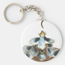 A Worm...  Yah, Food! Key Chain