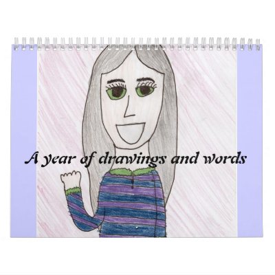 a year of drawigns and words calendar by rohan12