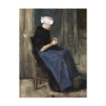 A Young Scheveningen Woman Knitting Post Cards