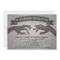 A Zombie Wedding Invitation