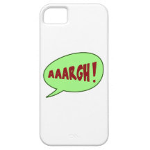 Aaargh Talking Bubble iPhone 5 Case