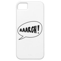 Aaargh Talking Bubble iPhone 5 Cover