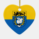 Aachen, Germany flag Christmas Ornaments