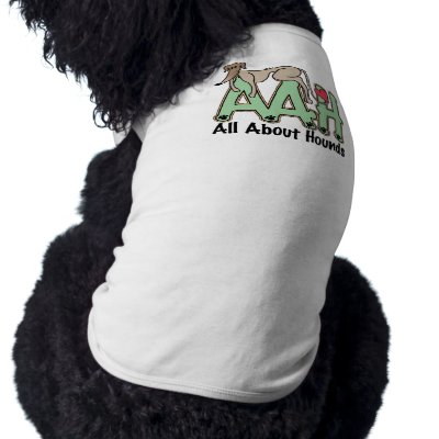AAH Logo Tee Pet Tee by AllAboutHounds